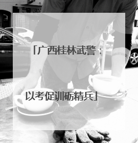 广西桂林武警：以考促训砺精兵